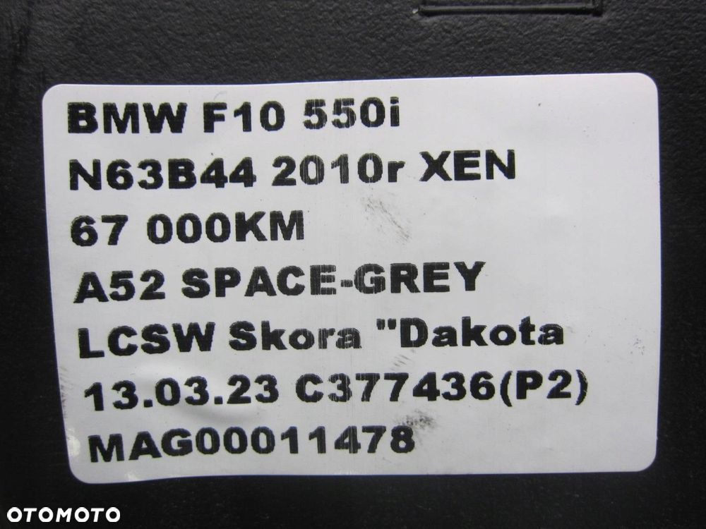 BMW F10 550i N63 V8 ZBIORNIK BAK PALIWA 7268031 - 10