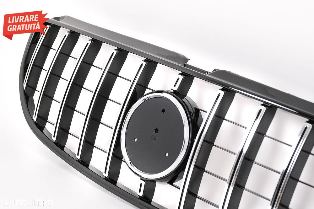 Grila Centrala Smart ForTwo C453 A453 Coupe Cabrio (2014-2019) GTR Design- livrare gratuita - 3
