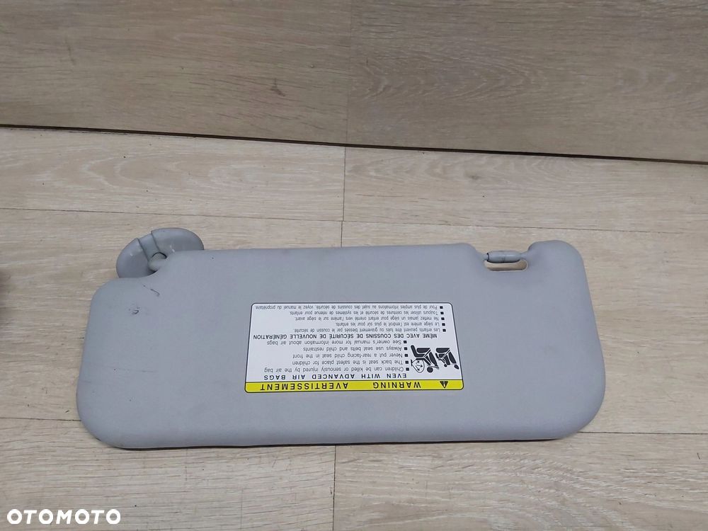 Toyota Corolla E15 osłona przeciwsłoneczna prawa daszek słoneczko - 4