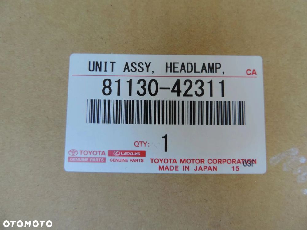 TOYOTA RAV-4 RAV4 05-08 LAMPA PRZEDNIA  PRAWA 81130-42311 NOWA ORYGINAŁ - 5