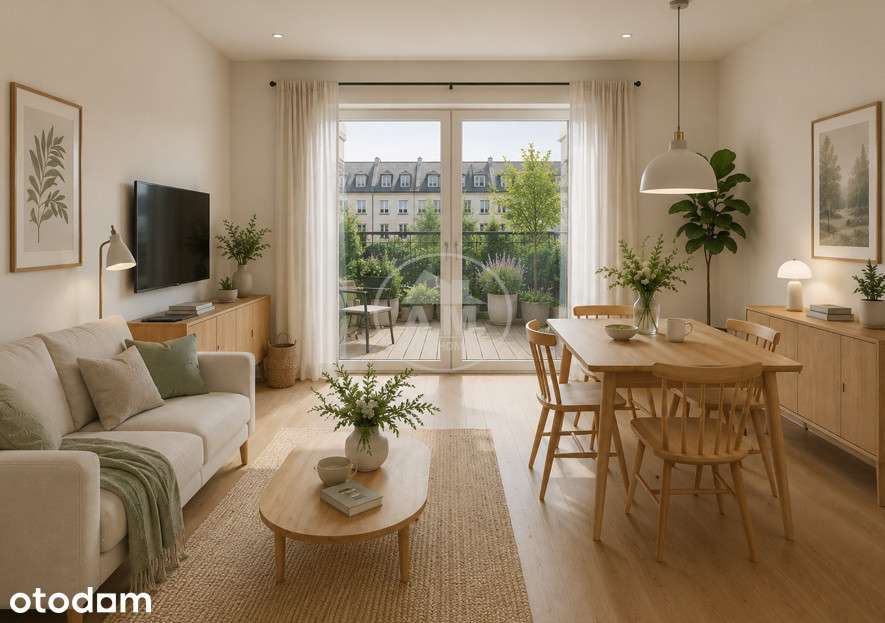 Duży balkon 11m2 Funkcjonalny układ Maślice