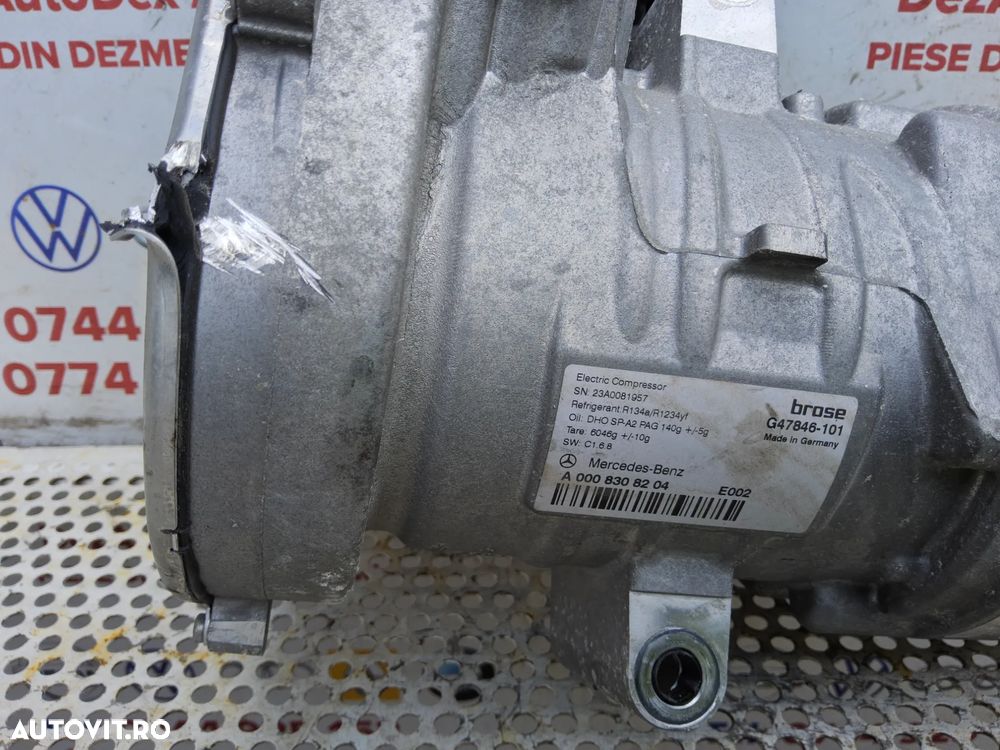 Compresor clima Mercedes Gle w167 3.0 hybrid cod a0008308204 gls x167 w223 w213 eq w214 - 3