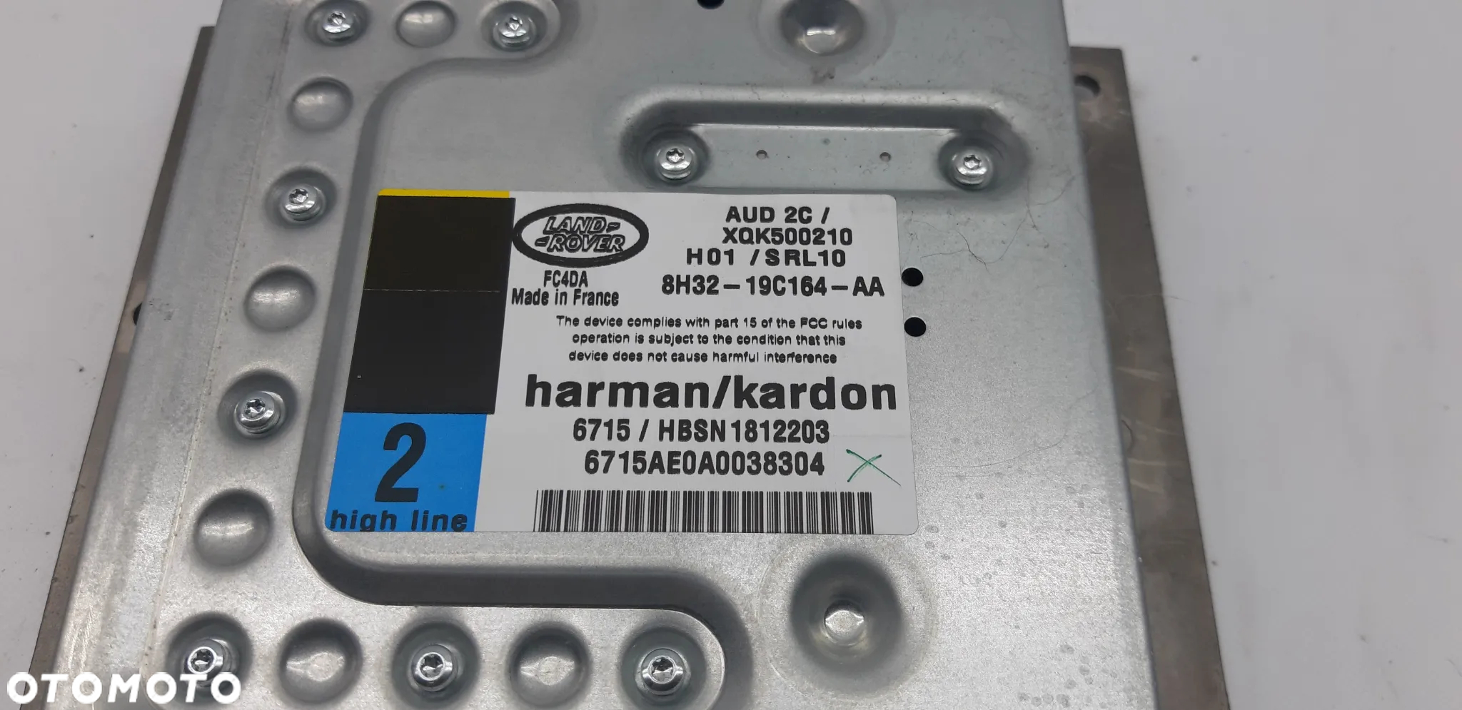 Wzmacniacz audio 8H32-19C164-AA Range Rover L320 Sport 4x4 3.0d V6 2010r - 4