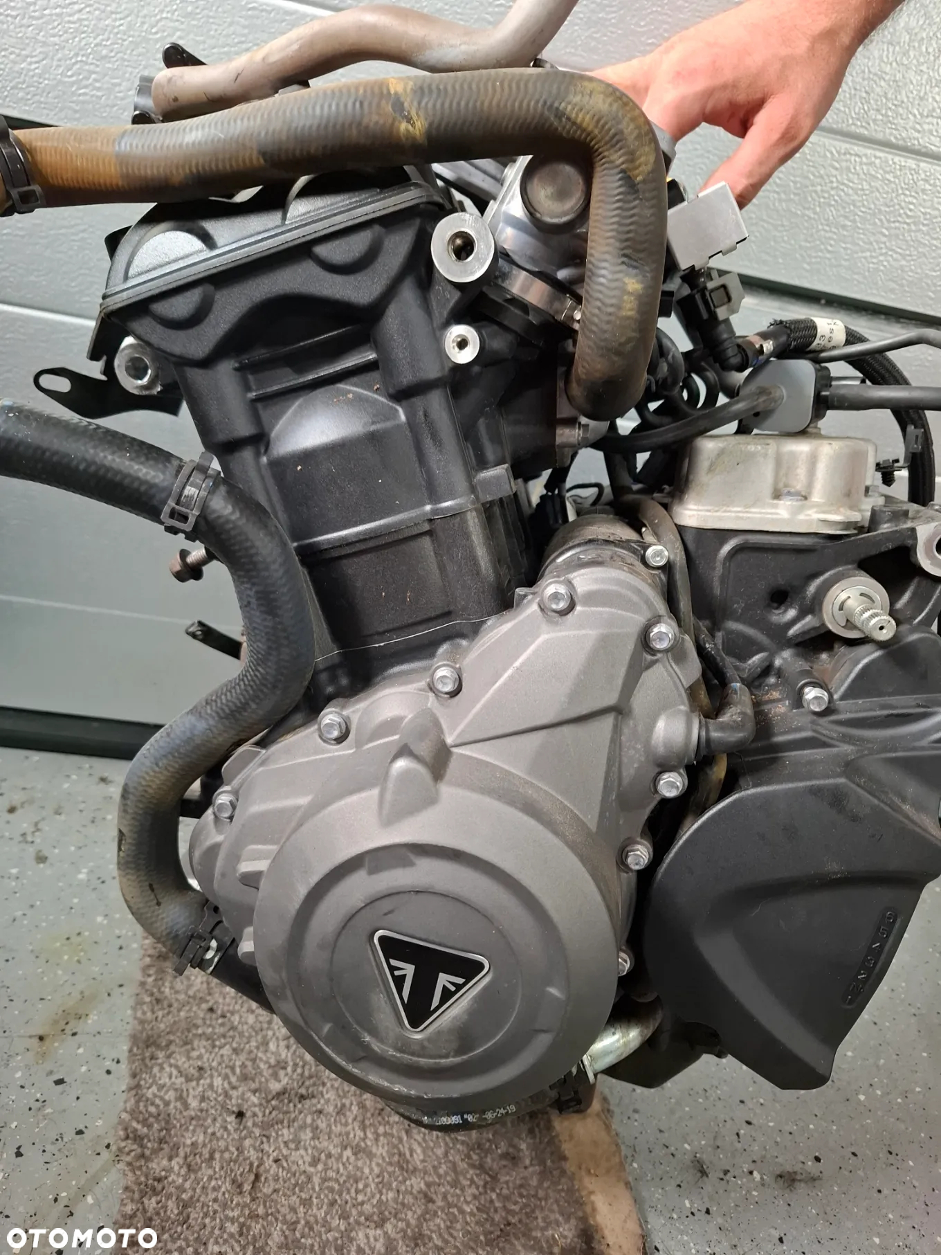 Triumph Street Triple 660 trident tiger silnik engine - 2