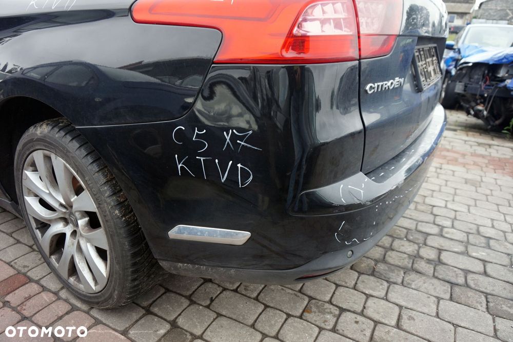 ZDERZAK TYLNY C5 III X7 KOMBI KTVD  CZARNY CITROEN 2008-2017 - 4