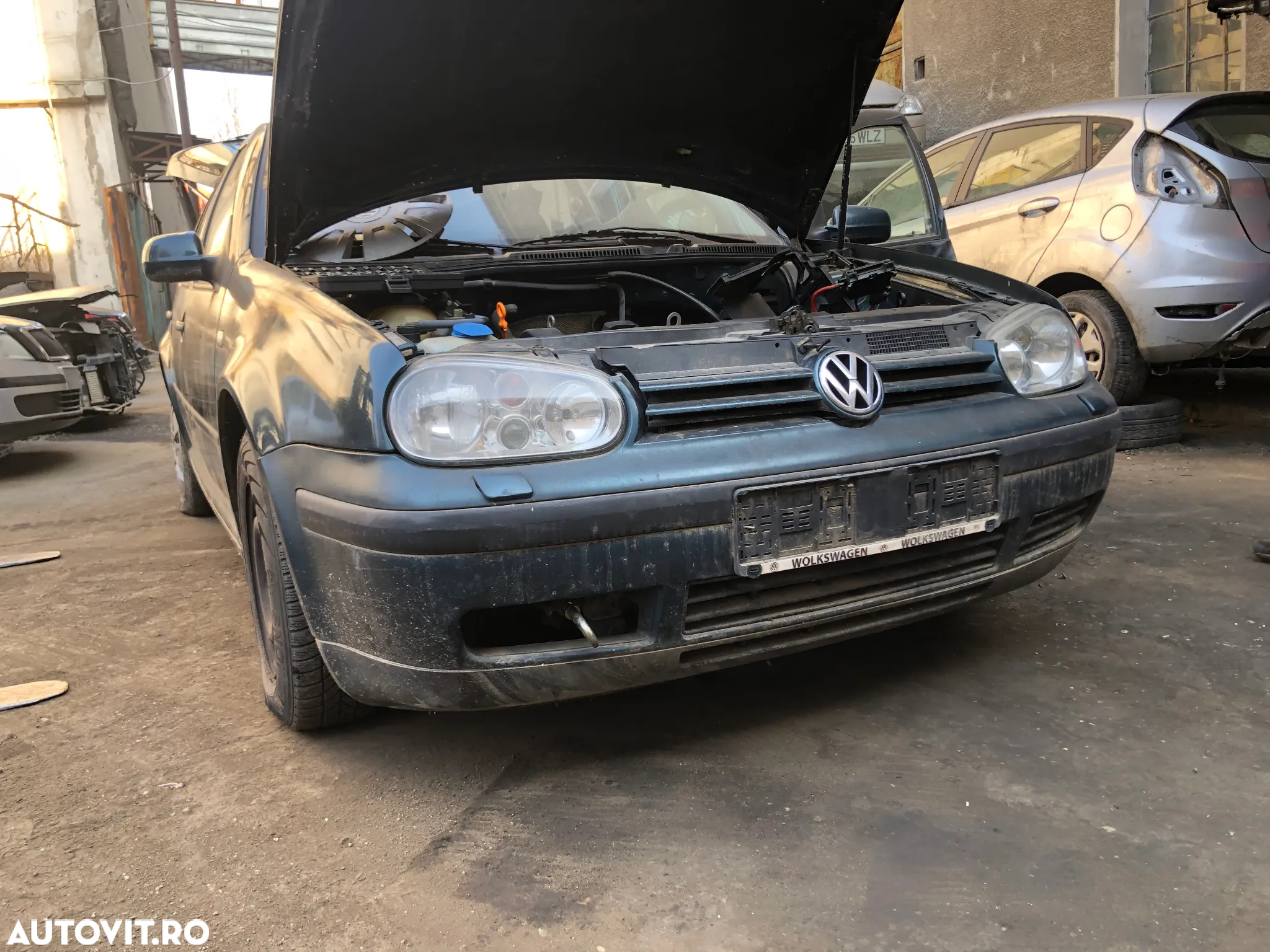 Bara fata VW Volkswagen Golf 4 verde inchis - 4