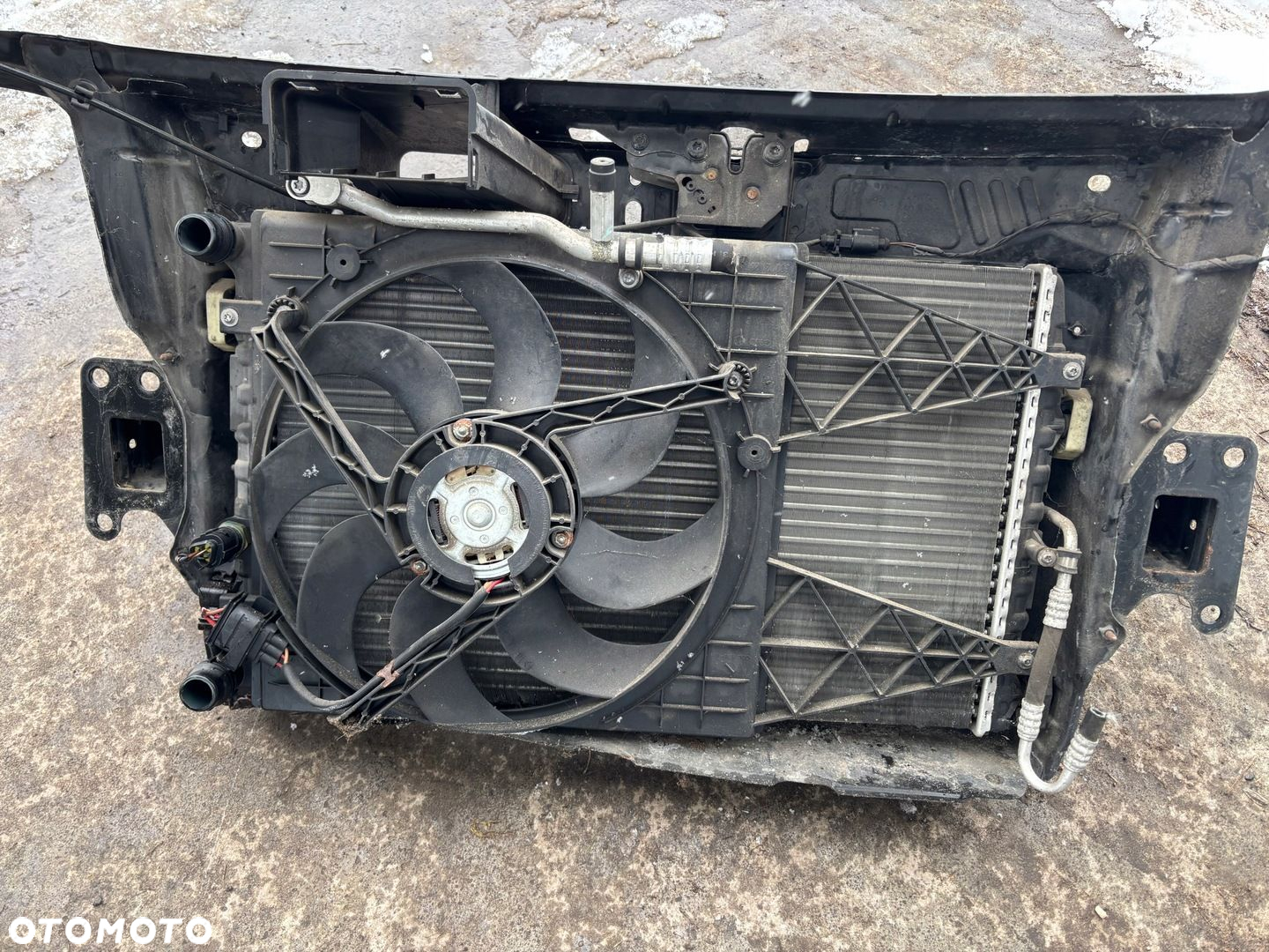 SKODA FABIA II 1.4 16V PASPRZEDNI WZMOCNIENIE PRZÓD BELKA CHŁODNICA BENZYNA - 7