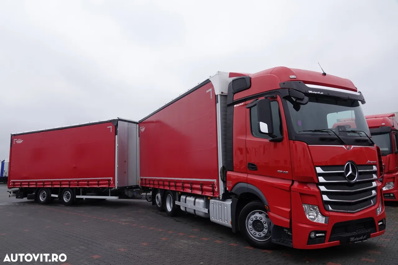 Mercedes-Benz ACTROS 2548 / TANDEM COMBINAT 120 M3 / TRANSIT / AER CONDIȚIONAT PARCARE / SPAȚIU MARE / DUPĂ CONTRACT DE SERVICE GOLD / - 4