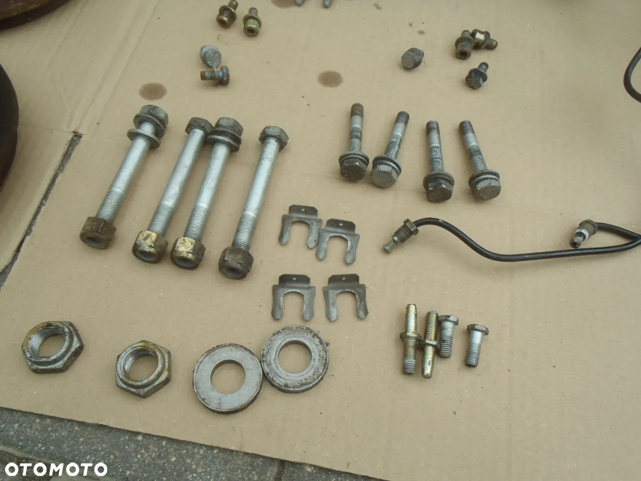 piasta łożysko bęben przewód hamulcowy cylinderki szczęki osłona tarcza kotwiczna  sprężyny śruby zawieszenia tył tylnego wahacza seicento guma odboje cc cinquecento jak nowe - 7