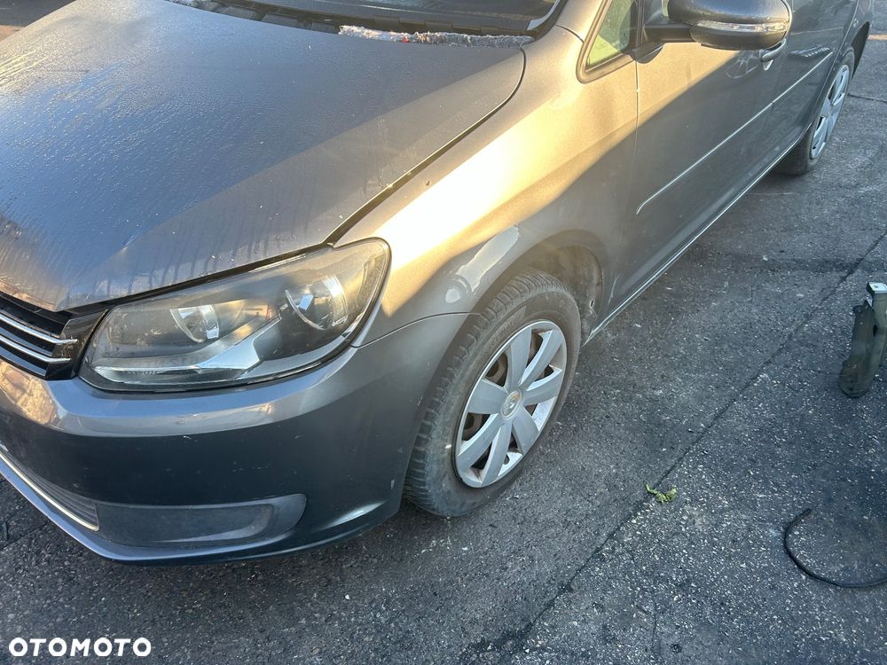 Volkswagen Touran II przód kompletny maska lampy zderzak błotnik pas przedni chłodnice wzmocnienie 2011-2015 - 6