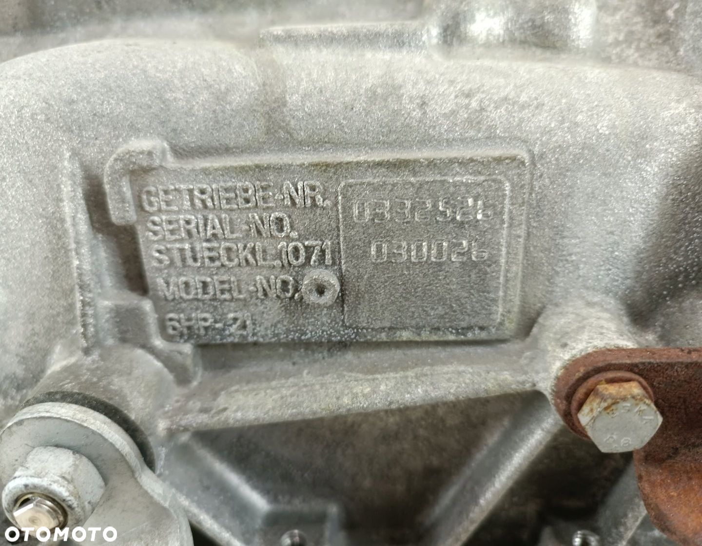 SKRZYNIA BIEGÓW AUTOMATYCZNA BMW E90 3.0 N54 6HP-21 034ZZJ 7572062 - 5