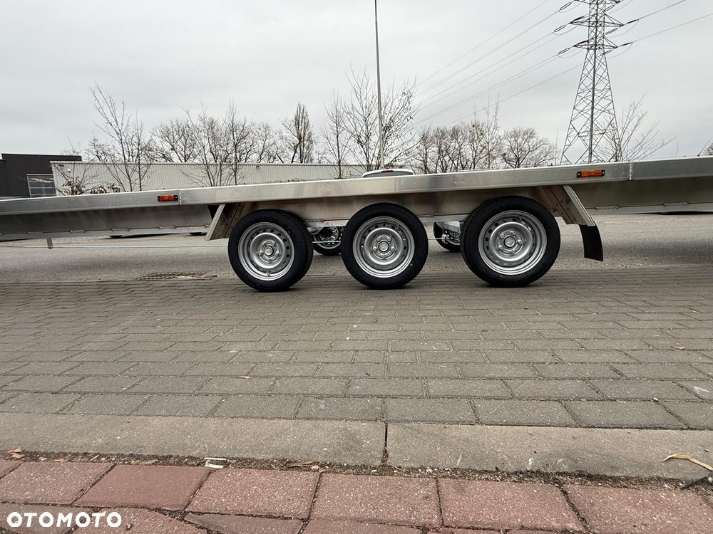 Gala BBG Laweta Gala Taurus 8535AL raz łamana 8,5x2,05m ALUMINIOWA 3 osie DMC 3500kg koła 195r13c super lekka dostawa MOTOMUS - 11