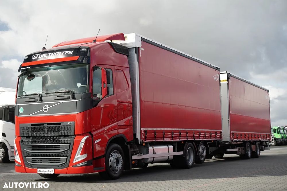 Volvo FH 460 / COMBINAT TANDEM / 120 M3 / TRANSITION / I-SAVE / I-PARK COOL / DIRECȚIE CU AX RIDICAT / WIELTON - 1