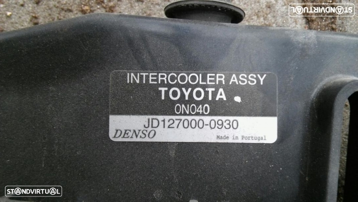 Intercooler toyota yaris D4D - 4
