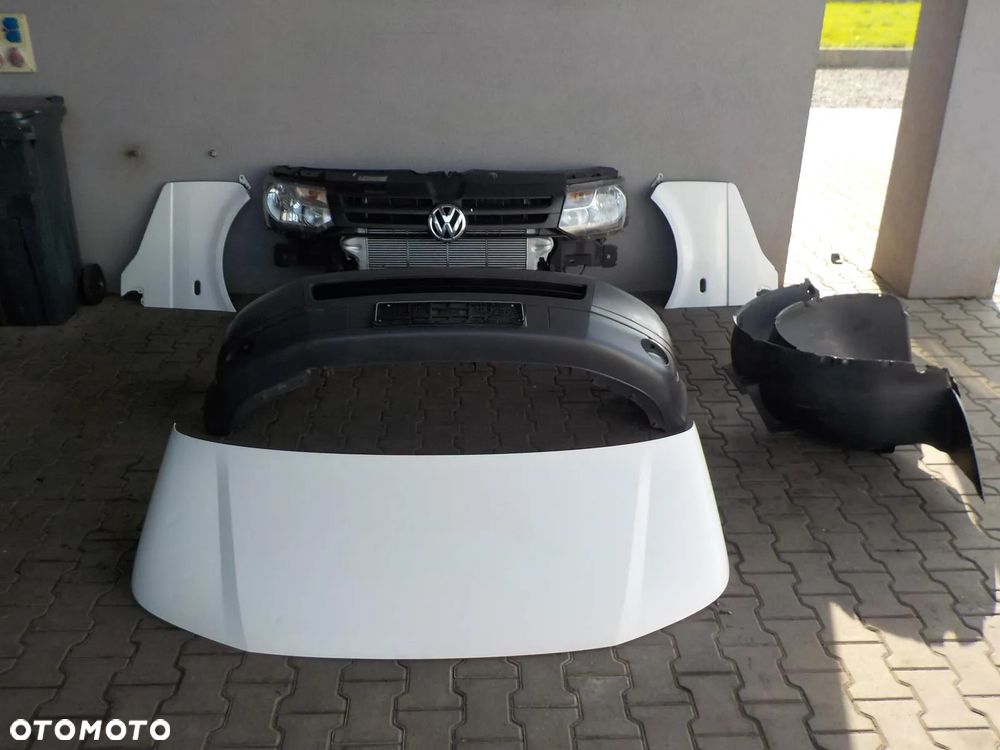 VW T5 LIFT KOMPLETNY PRZÓD MASKA ZDERZAK BŁOTNIKI - 1
