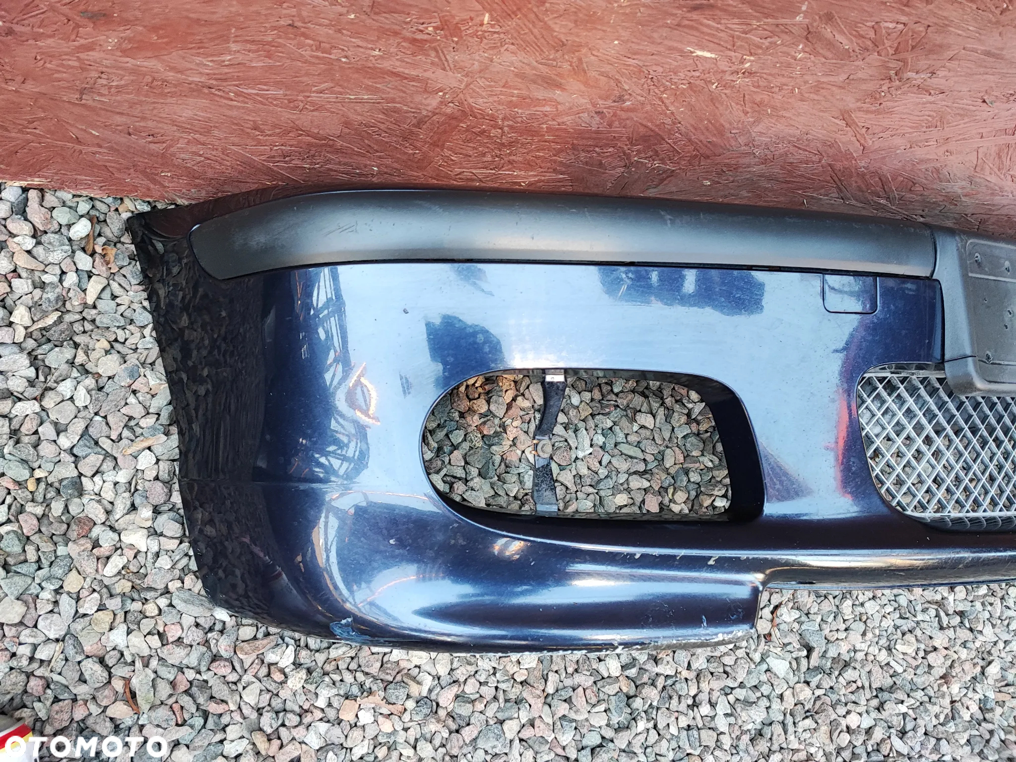 BMW E46 SEDAN / KOMBI ORYGINALNY ZDERZAK M-PAKIET PRZÓD POŁÓWKA DO SPAWANIA W KOLORZE ORIENT-BLAU METALICK O NR.  51 11 7 893 328 OEM - 3