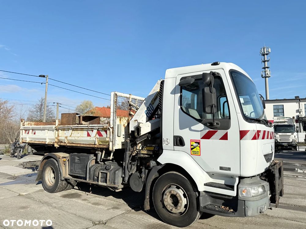Renault MIDLUM 180 dci Wywrotka+HDS+2 Łyżki - 9