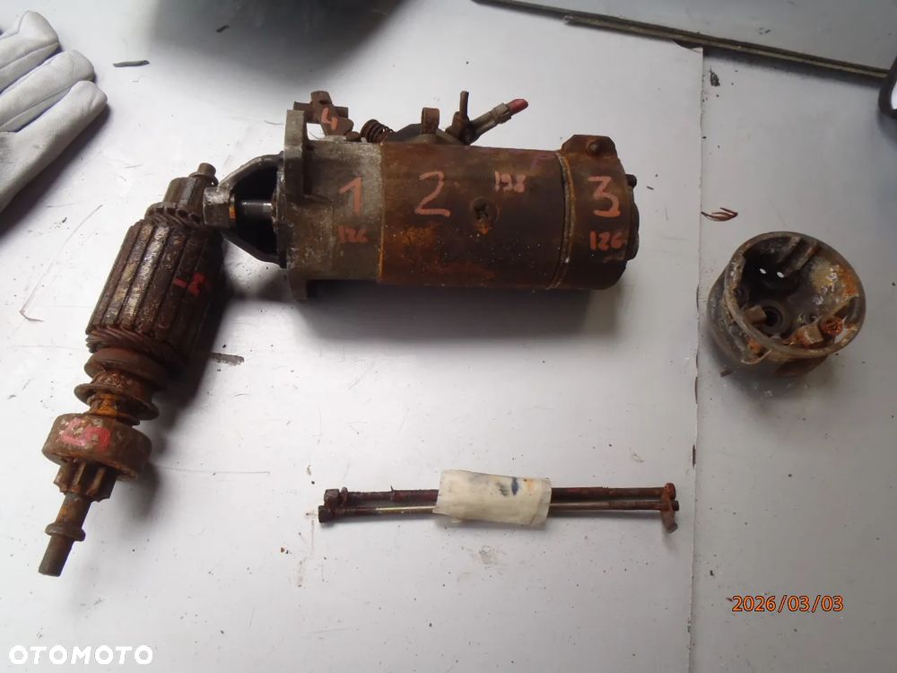 rozrusznik główka stojan szczotkotrzymacz obudowa  śruby z rozrusznika fiat 126p maluch - 12