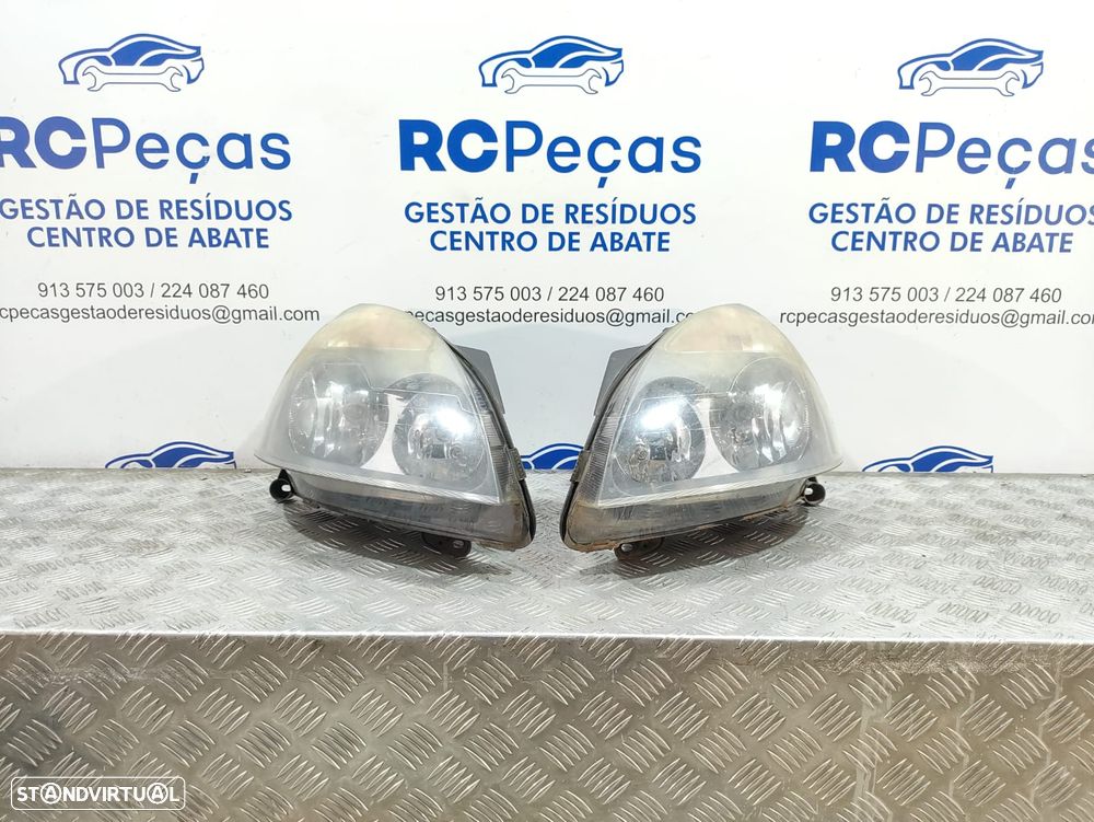Oticas Farol Frente Frontal Direita Esquerda Original Renault Clio MK2 Facelift - 2