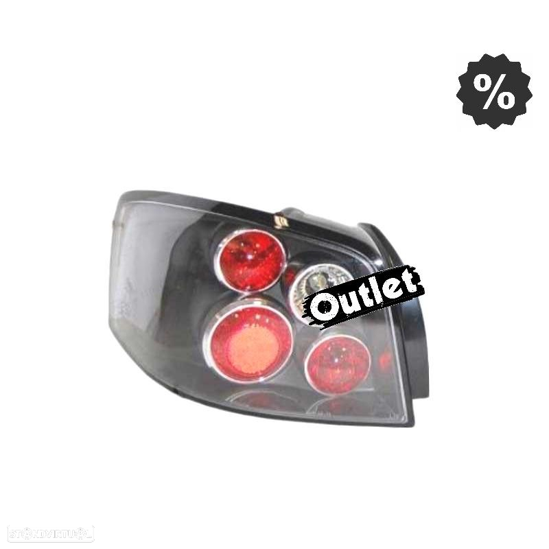 R011890C1 FAROLINS TRASEIROS AUDI A3 03-08 FUNDO PRETO - 6