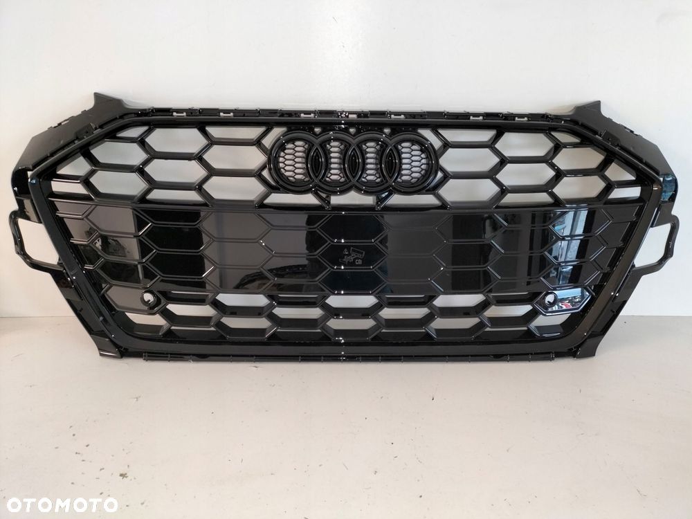 atrapa kratka grill audi a4 b9 8w0 lift 19- s-line black - 1