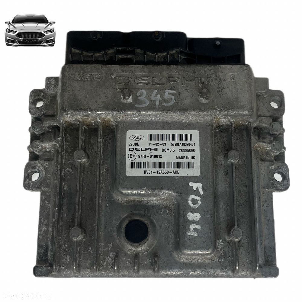 STEROWNIK SILNIKA 2.0 TDCI EURO 5 FORD FOCUS MK3, C-MAX MK2 BV61-12A650-ACE - 1