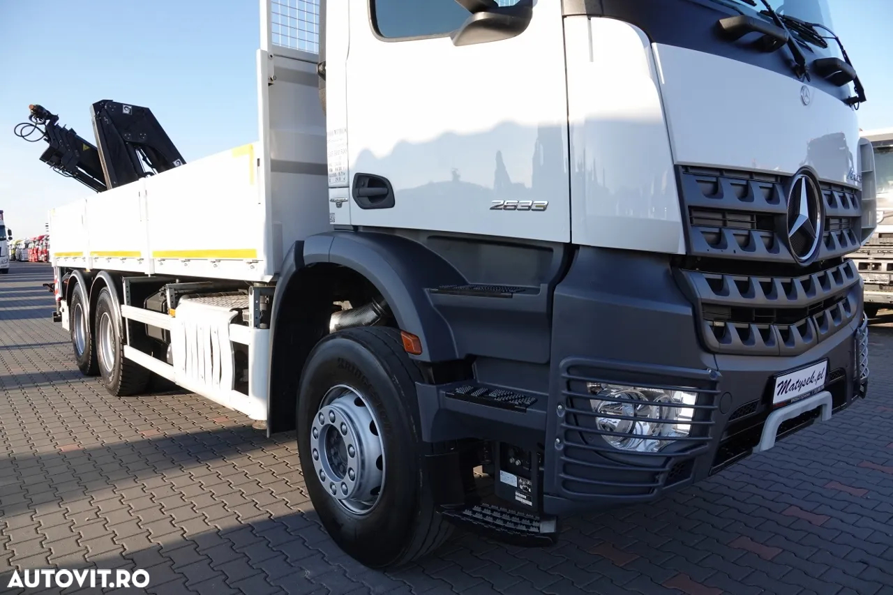 Mercedes-Benz AROCS 2633 / 6x4 / CUTIE - 6,5 M / HDS HIAB 188 b-3 inaltime: 11 M / EURO 6 / RADIO CONTROL / ROTATOR - 10