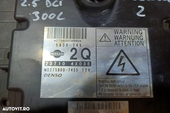 Calculator motor ECU MB275800-7455 - 2.5 DCI MB275800-7455 - 2.5 DCI - 2