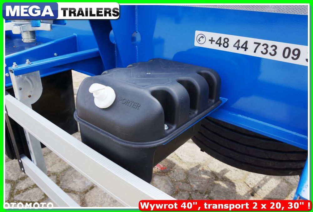 Mega 65 m³ wywrotka na kontener 40 Ft / do 44,0 T DMC zestawu !!! - 17