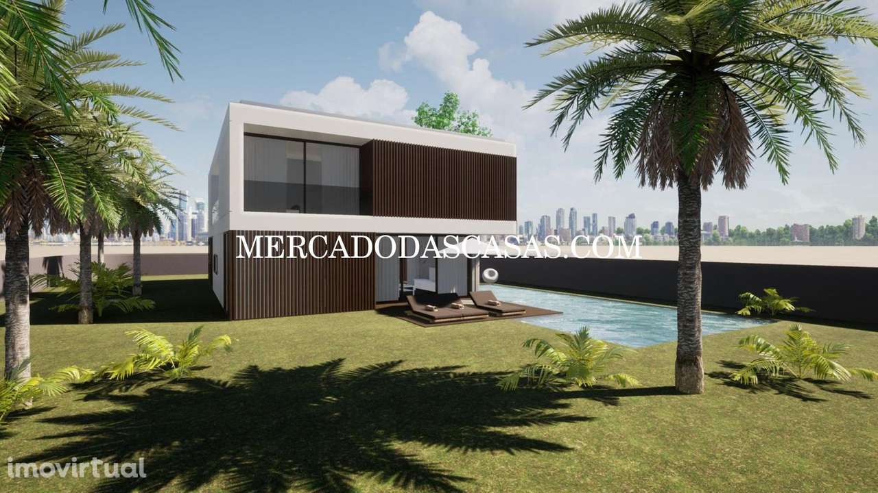 Moradia T4 em Serzedo, com piscina e jardim - Grande imagem: 3/9