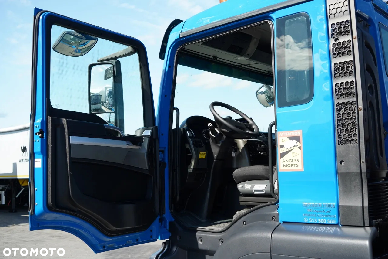 MAN TGS 18.320 / 4x2 / BURTOWY - 6,8 M + HDS FASSI F135 / wysów : 8 m / MOCNA PODŁOGA / STEROWANIE RADIOWE / ROTATOR / SPROWADZONY - 25