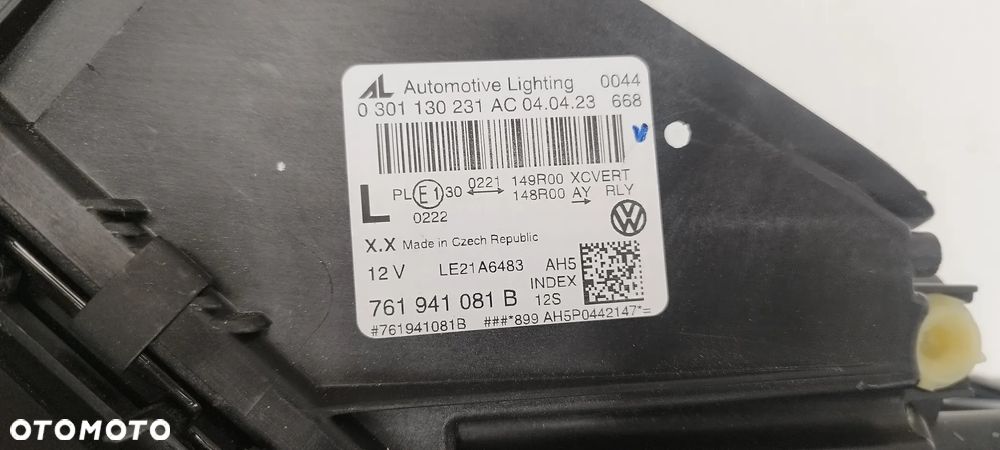 Vw Touareg III Lift 2022- Full Led Matrix Lewa Kompletna Nowa Oryginał 761941081B - 6