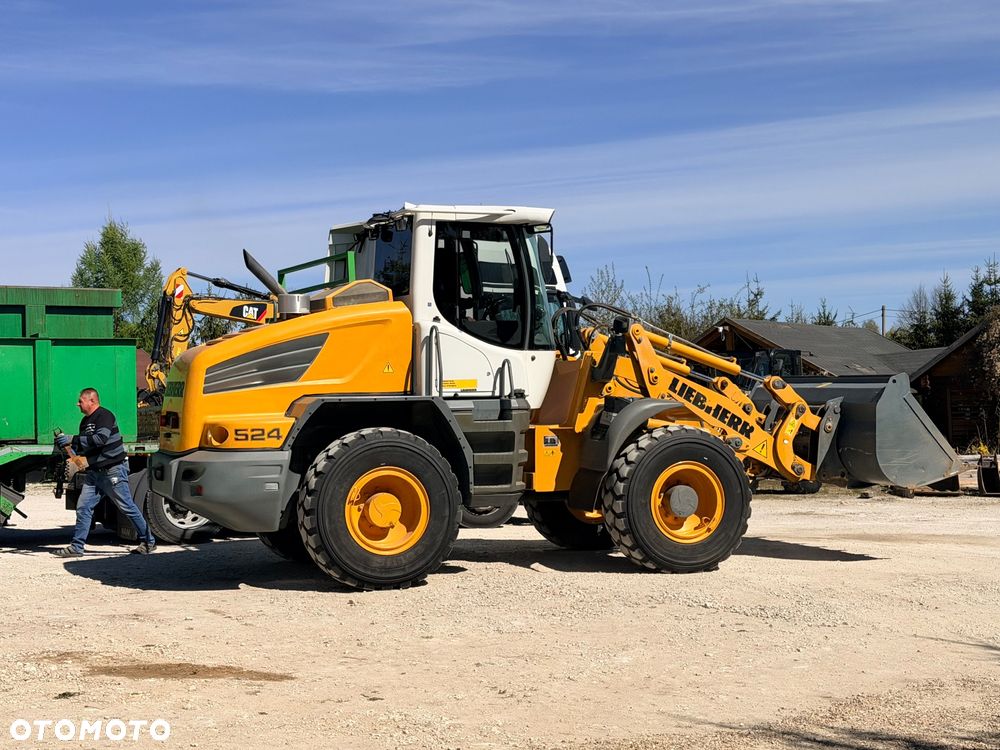 Liebherr Ładowarka Liebherr L524 KLIMA łyżka2,5m3+widły bezAdblue i Dpf szybkozłącze hydr. Cat Caterpillar 924K  924H  930K Volvo L60H / L70H Komatsu WA200-8 WA270-8JCB 426 427 - 10