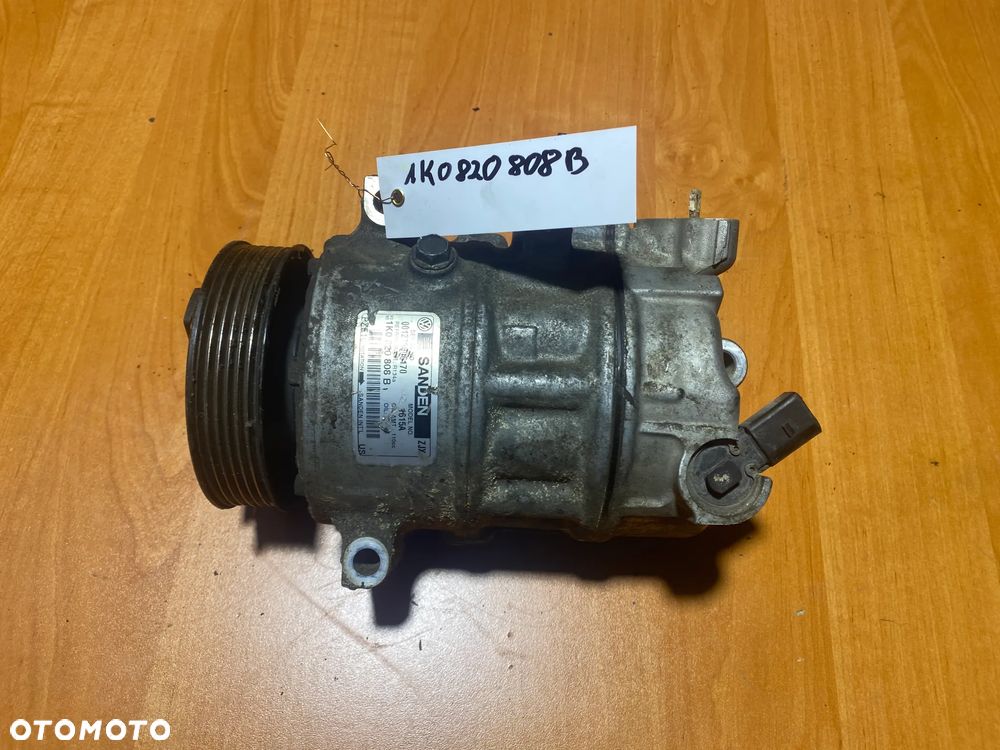 KOMPRESOR SPRĘŻARKA KLIMATYZACJI VW AUDI SEAT SKODA 1K0820808B - 1