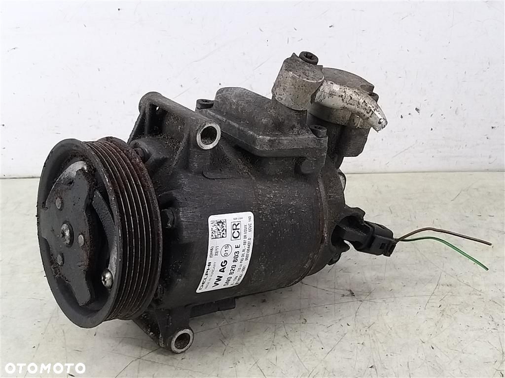 Sprężarka klimatyzacji Skoda Fabia II 1.6TDI 2007–2014 DELPHI 5N0820803E - 1