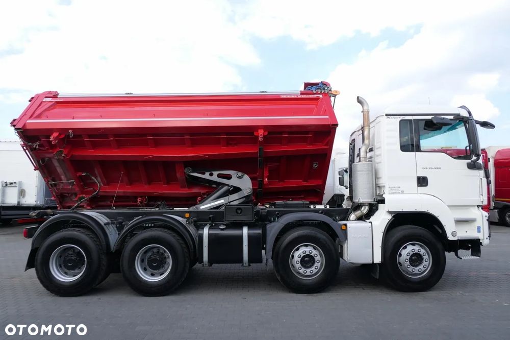MAN TGS 35.460 / 8X4 / WYWROTKA 2 STR / BORDMATIC / MEILLER KIPPER / AUTOMAT / EURO 6 - 12