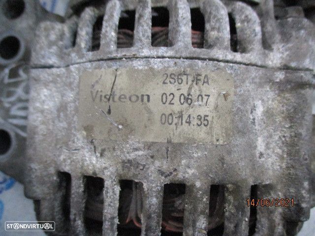 Alternador 2S6T FA FORD FIESTA 2002 1085 FORD FIESTA 5 2004 1.3I 70CV 3P CINZA FORD FIESTA 5 FASE 2 2006 1.3I 70CV 5P CINZA ESCURO VISTEON - 3