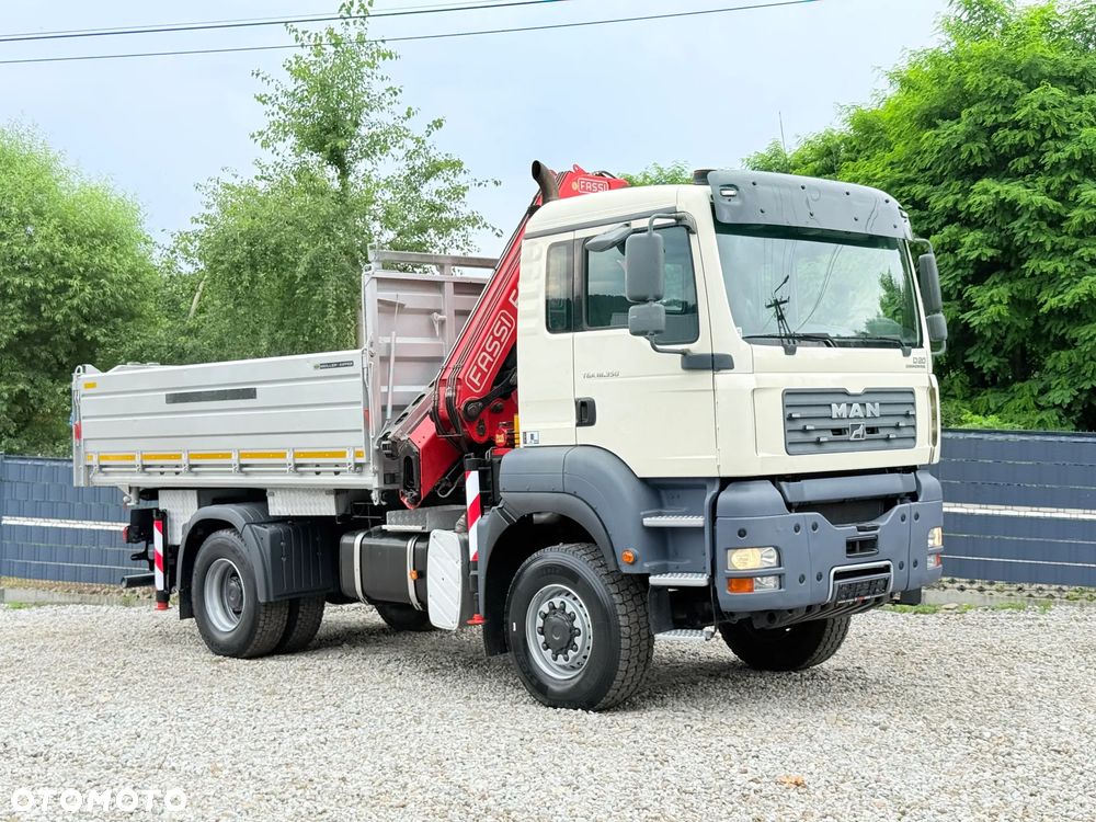 MAN * MAN TGA 18-350 * 4x4 * HDS Fassi 235 CXP * Kiper Wywrotka * Sprowadzony* Bardzo Dobry Stan * - 31