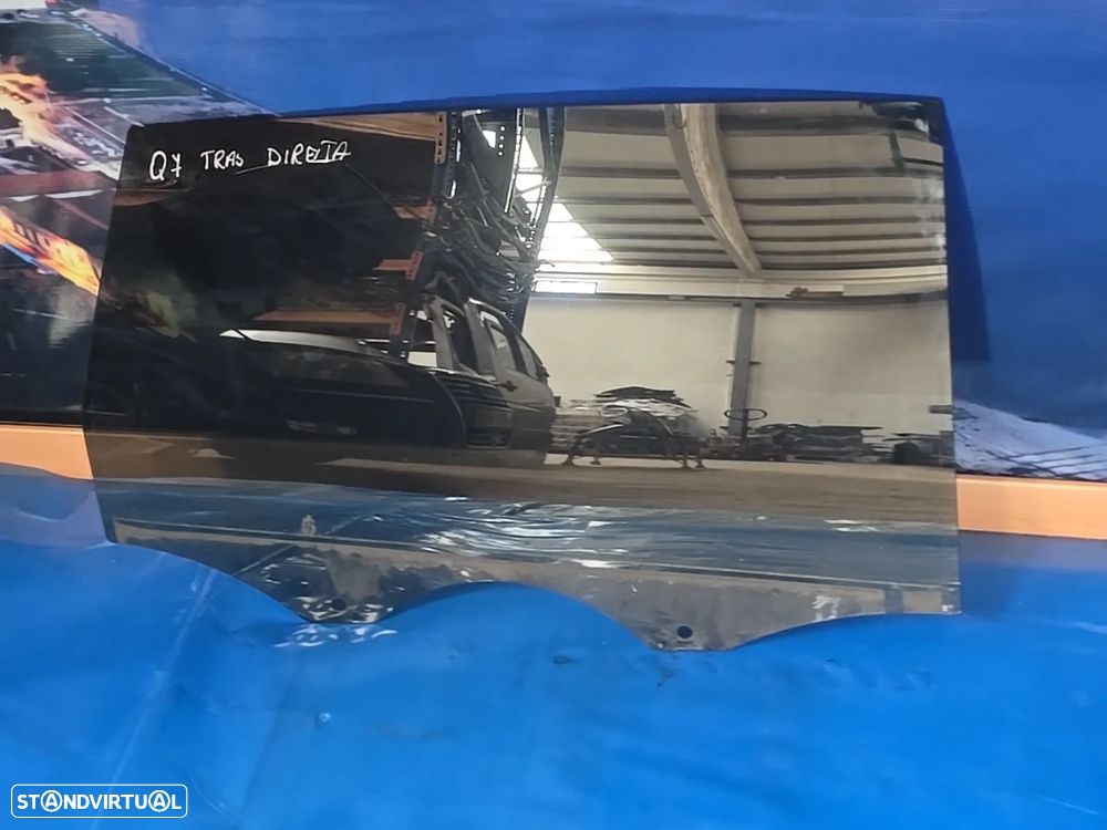 Vidro da porta traseira direita escuro, vidro laterais para audi Q7 4L  2006- - 3