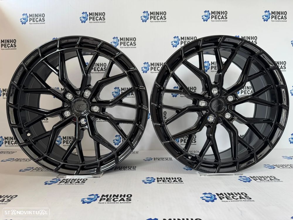 Jantes Japan Racing (JR48) em 20 Preto Brilho - 1