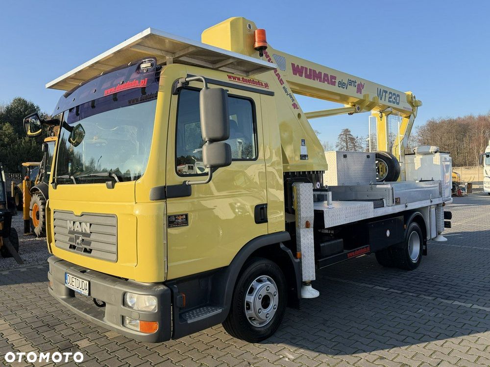 MAN TGL 8.210 Zwyżka WUMAG WT 230 23m w bok 18m podnośnik - 9