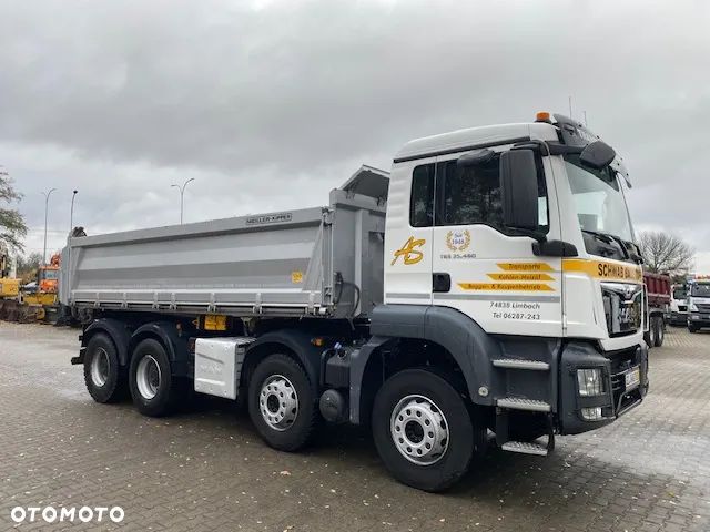 MAN TGS 35.460 8X4 wywrotka 3-str MEILLER Bordmatik 2018r, - 4