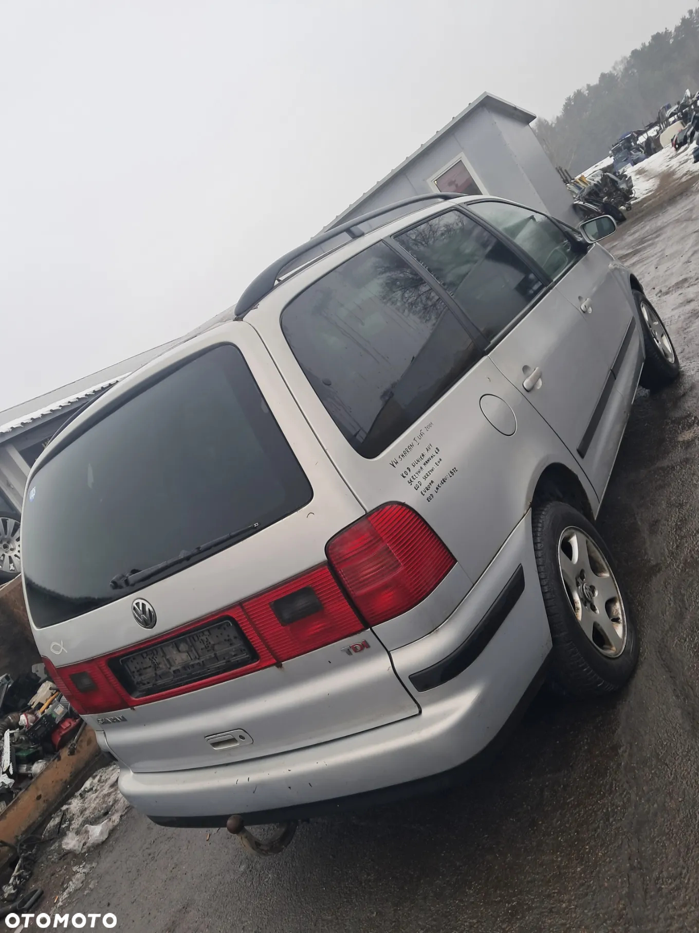 DAWCA CZĘŚCI VW SHARAN I LIFT 2001 1.9 TDI 113 KM 1.9 TDI 113 KM AUY KL. LB7Z - 6