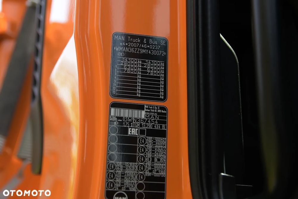 MAN 13.290///* 2021///* NOWY NIE UŻYWANY///* 4X4///* 3 STRONNY WYWROT///* MEILLER-KIPPER///* 14000KG///* STAN NOWY - 23