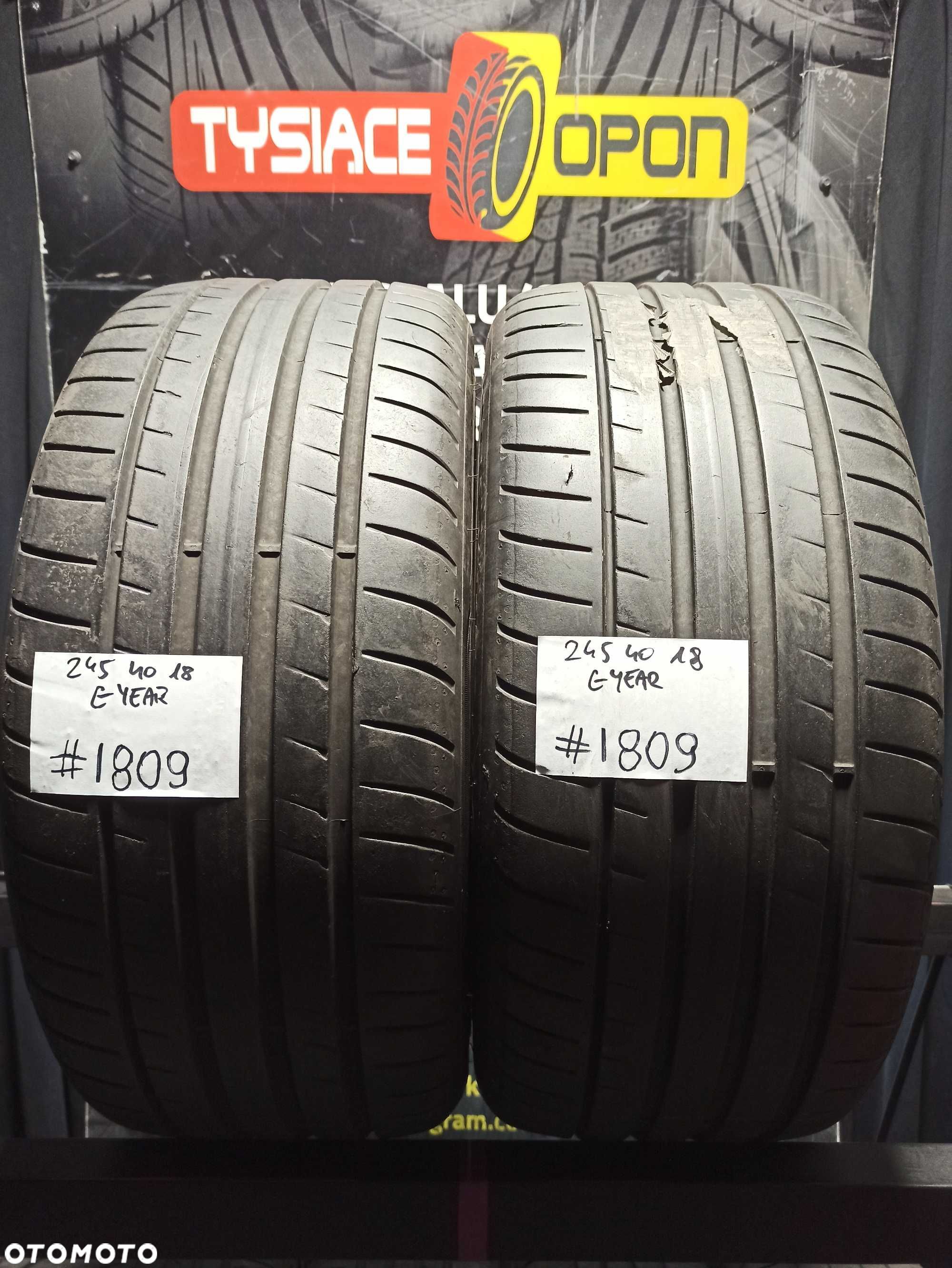 Opony Letnie 245/40/18 GOODYEAR EAGLE #1809 - 1