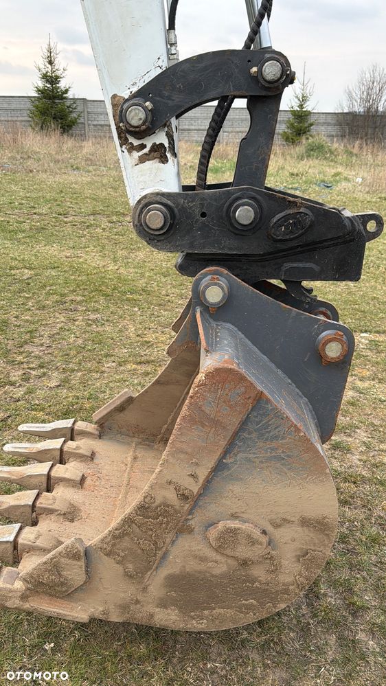 Bobcat Minikoparka Bobcat e50Z 5ton e55 e60 Cat 303.5 304  305 3xłyżki Ramię LOONG dodatkowe linie hydr wyjścia AUX1 + 2 przeciw waga MAX-dociążenie gąsienice 85% od nowości 1 właściciel z Niemiec Auto IDLEE po serwisie Widły wiertnica grabie i inne za dopłatą Szybkozłącze hydr Miller łyżka przedsiębierna Pług  Kubota Takeuchi Jcb - 19