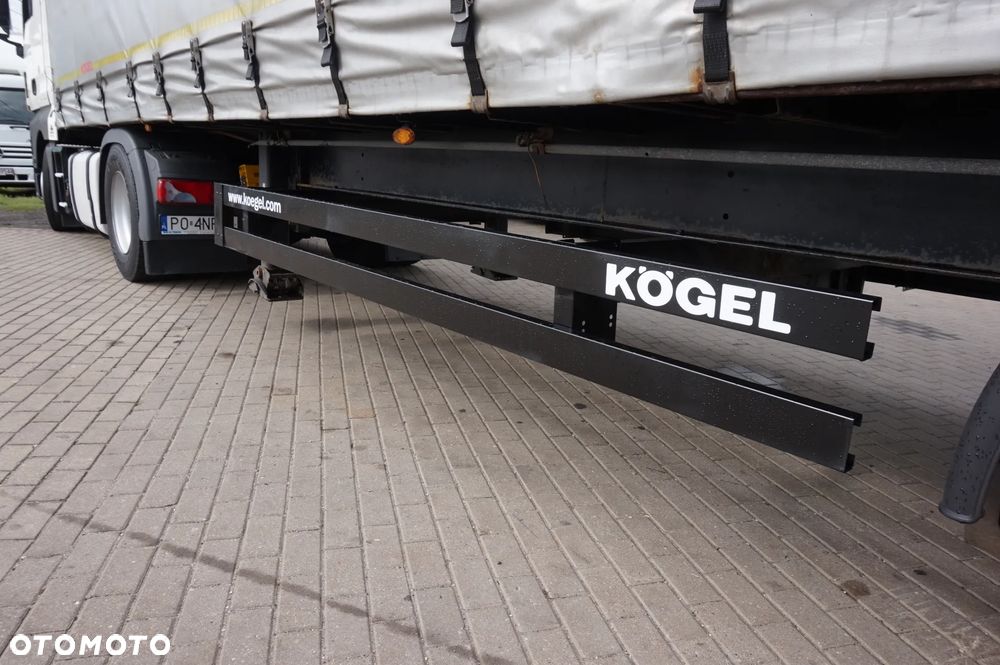 Kögel SN24 VARIOS PÓŁMEGA Naczepa Ciężąrowa , Osie Saf – Bęben , 2016 rok Stan Bardzo Dobry - 9