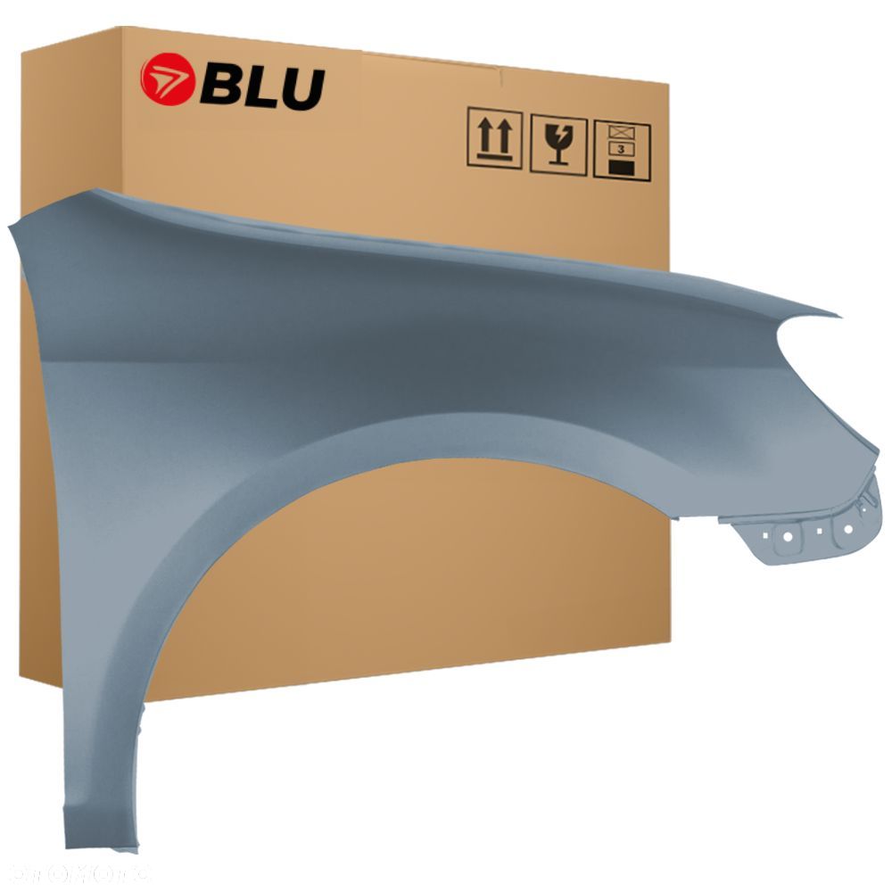 BLU Błotnik VOLKSWAGEN VW GOLF VI 6 KOMBI LD7X prawy przód szary 2008-2016 PlatinGrau - 1