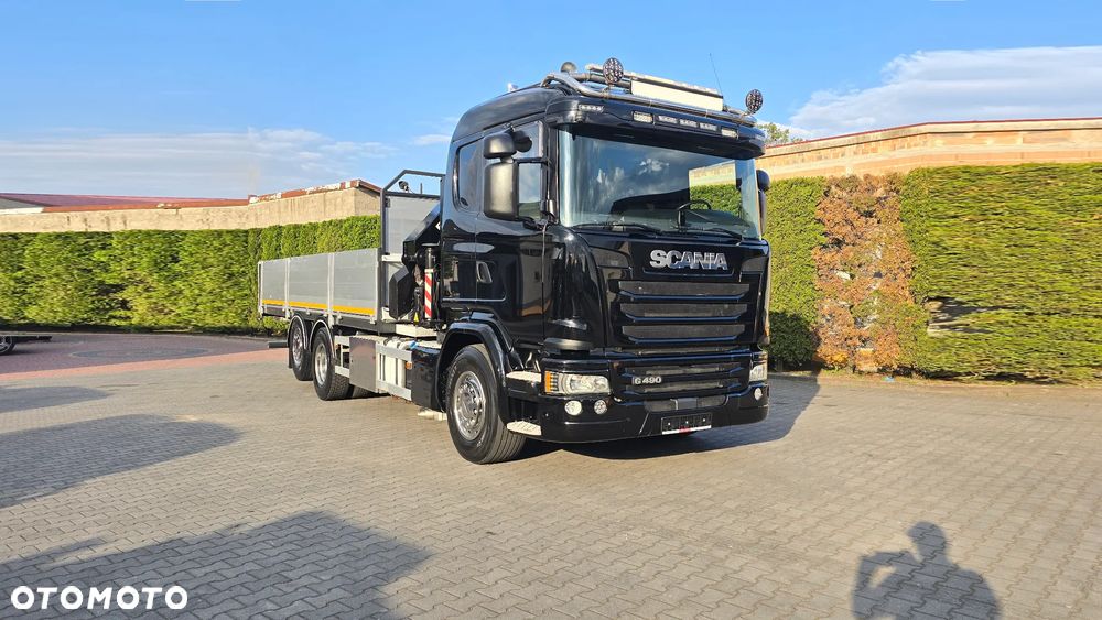 Scania G490 6x2 CRANE HMF 3220K8 - 10