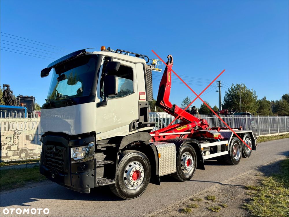 Renault Kerax 460 KM 8x2 hakowiec tylna os podnoszona oraz skretna Sprowadzony ze Szwajcarii - 2